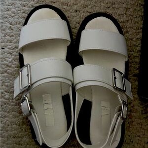 White Platform Sandals